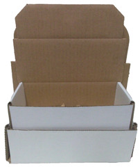 12x6x3 White Corrugated Shipping Mailer Packing Boxes 12″ x 6″ x 3″ 50/bundle