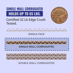TAPE LOGIC 28x8x8 Long Corrugated Boxes, Long, 28L x 8W 28″ x 8″ x 8″, Kraft