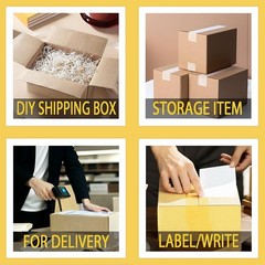 10x6x4 Shipping Boxes 25/50 Piece Set for Mailing Small Business Gift Wrapping