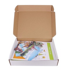 30 Pack 11×8.75×2 Inch Corrugated Box Mailers- White Cardboard Shipping Box C…