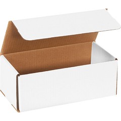 White Corrugated Boxes 10×4 7/8×3 3/4″ – 50-Case, Reliable Packing
