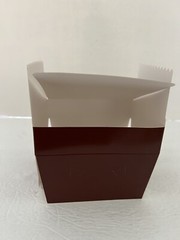 Paper Mart 1PC CHOCOCLATE TUCK TOP CANDY BOX 6-3/8 in x 5-3/8 in x 1-1/2 in
