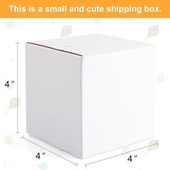 Versatile 25 Pack of 4x4x4″ Cardboard Shipping Boxes for Delicate Items