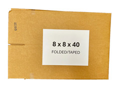 8″ x 8″ x 40″ CARDBOARD BOX – 200 lb – SINGLE BOX – TALL
