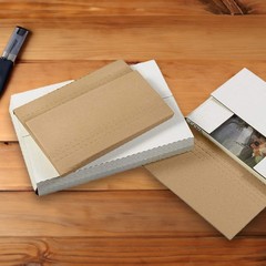 12 1/2 x 12 1/2 x 1″ Kraft Easy-Fold Mailers ECT-32B 50/Case