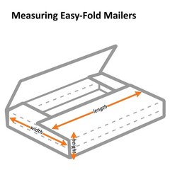 Ship Now Supply SNM962BFK Easy-Fold Mailers, 9 1/2″L x 6 1/2″W x 2″H, Kraft (…