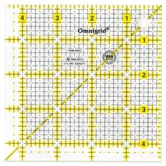 Omnigrid Square Quilting Ruler Value Pack (2-1/2″, 4-1/2″, 6-1/2″, 9-1/2″)