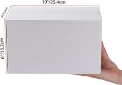 Brand New 10x6x6 White Shipping Boxes Set of 40