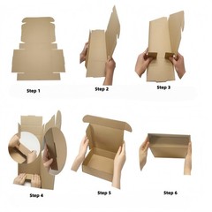 6 x 2 x 2 Inches Small Shipping Boxes 50 Pack Corrugated Cardboard Packaging …