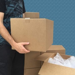 Medium Cardboard Moving Boxes, 18″x14″x12″, 10-Pack –