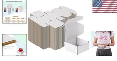 Recyclable Shipping Boxes 4x4x2 Inches Pack of 100 for Storing Lightweight Items