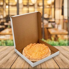 Extra Thin White Pizza Boxes – 12″ x 12″ x 1.9″ Pack of 10 – Lightweight and …