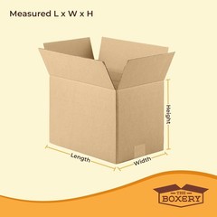 6″x4″x4″ Brown/Kraft Corrugated Cardboard Shipping Boxes 100-Pack | Mailing, …