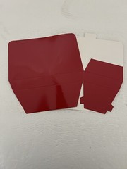 RED ONE LAYER BALLOTIN BOX CASE 7-1/2in x 4 in x 1-1/8in. 1/2 lb *Set of 50*