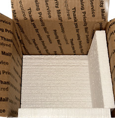 Styrofoam Cooler Box Insulation For USPS Box 4 – 7x7x6 Makes 20 Styrofoam Boxes