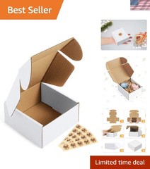 Multipurpose 4x4x2″ Corrugated Mailers – 50 Durable Shipping Boxes for All Needs