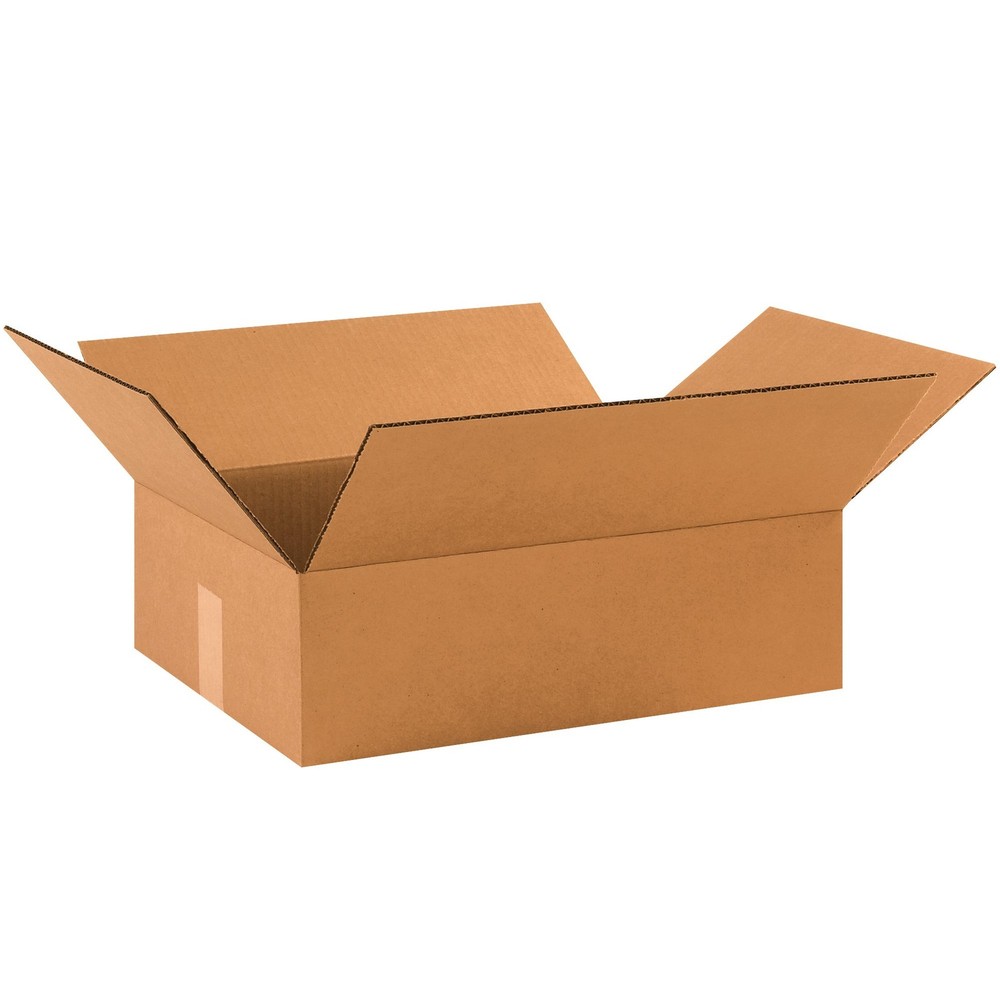 TAPE LOGIC 17 x 13 x 5 Corrugated Cardboard Boxes, Flat 17L x 13W x 5H, Pack of