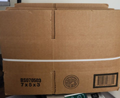 25 boxes 7x5x3 #753 Carton Cardboard Shipping Mailing Box