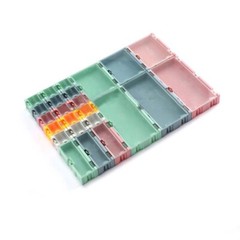 MINI Colored Plastic Storage Boxes Object Electronic Component SMD kit Assembly