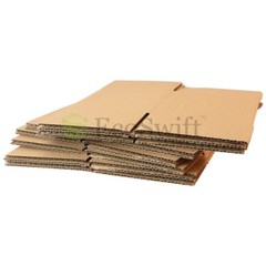 1-Box 3x3x3 EcoSwift Cardboard Packing Moving Shipping Box Corrugated Carton