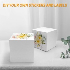 Brand New 8x8x8 Shipping Boxes Set of 25 Small White Cardboard Mailer Box for…
