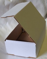6 3/4″ x 4 1/4″ x 2 1/4″ Corrugated Literature Mailers, White, Lot of 44