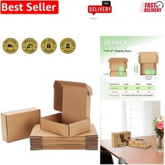 Lightweight & Sturdy 20-Pack 7x5x2 Shipping Boxes – Perfect for All Your Needs