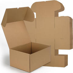 12X9X6 Shipping Boxes Set of 15, Brown Corrugated Cardboard Mailer Box for Packi