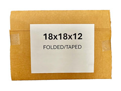 18″ x 18″ x 12″ Cardboard Corrugated Box – SINGLE BOX