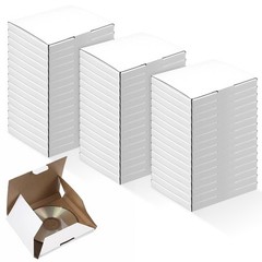 50 Pcs CD Mailer Boxes, 5 5/8″ x 5″ x 7/16″ CD Shipping Sleeves, Mailer Cardboa