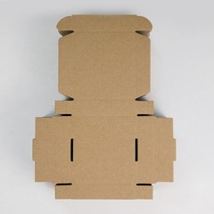 SUNLPH 50 Pack 4x4x1 Inches Small Shipping Boxes, Brown Corrugated Cardboard Box