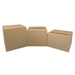 UOFFICE Multi-Depth Corrugated Boxes 8″ x 8″ x 8″ Bundle 25 Cube Boxes
