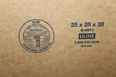 Uline 25″ x 25″ x 20″ Corrugated Boxes S-4911 – 200lb Brand New / Never Used