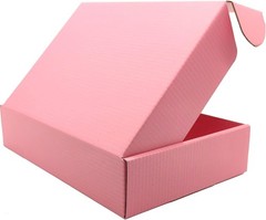 9x6x2 inches Small Shipping Boxes Set of 50 – Pink Mailer Corrugated Cardboard