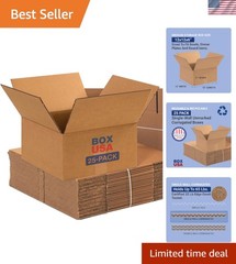 Brand New Shipping Box 12x12x6 Kraft Brown