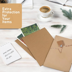 100 Pack 4X6 Inch Corrugated Cardboard Sheets, 1.8Mm Thick Brown Kraft Cardboard