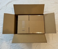 25pk – 12x9x6 Packing Moving Shipping Brown Boxes NO LABELS – GENTLY USED, NICE