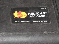 Pelican Case Protector 1780 45x25x16 OD 41x21x14 ID Wheels and Handle Black
