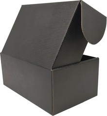 Small Black Shipping Boxes for Small Business Pack of 25-9X6X4 Inches Cardboard