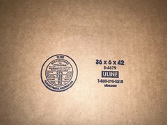 36″ x 6″ x 42″ Cardboard Corrugated Box – SIDE LOADING