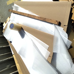 [PACK OF 10] Skateboard Shipping Box 200lb + 20 Sheet FREE FOAM Cush Trboxtapes