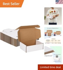 Brand New 6x4x2 Inches Shipping Boxes Pack of 50, Small Corrugated Cardboard …