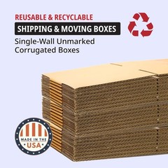 14x14x6 Kraft Corrugated Boxes Pack of 25