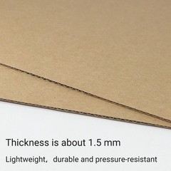 50 Pack Corrugated Cardboard Sheets 12X12 Inch Brown Cardboard Sheets, Square…