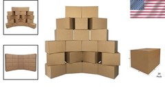 Brand New Moving Boxes Medium Pack of 20 Brown Cardboard
