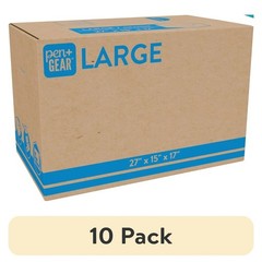 Large Moving Boxes Pack of 10 Heavy Duty Storage Boxes 27x15x17 Inches for