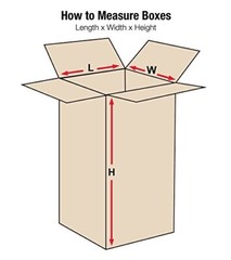 5 x 5 x 12 Shipping Boxes Moving Boxes Corrugated Kraft 25/Bundle 25/Pack