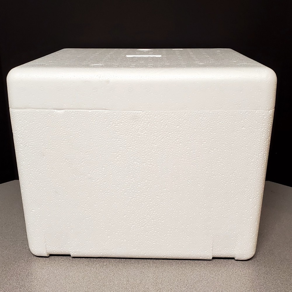 Insulated Styrofoam Shipper Container Cooler OD=15″W X 13″L x 12″ H