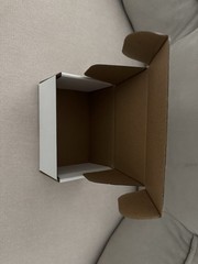 6X4X3 Shipping Boxes Set of 47, White Small Corrugated Cardboard Box, Mailer Box