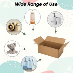 10x6x4 Shipping Boxes – 25 Pack Corrugated Cardboard for Small Business Packing